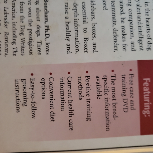 The Boxer, Book with DVD guide for dig care and training - Picture 7 of 7